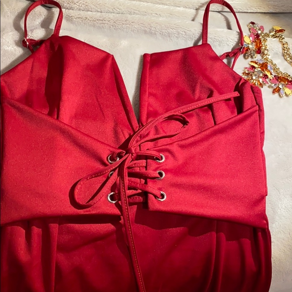 Wine dress